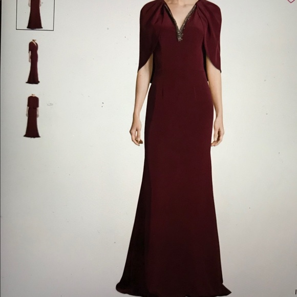 David Meister embellished V-Neck gown - Picture 8 of 8